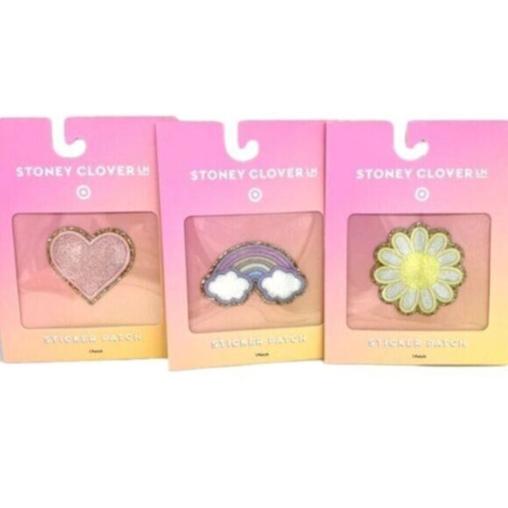Stoney Clover Lane x Target Rainbow, Daisy, Heart Sticker Patch Set New
